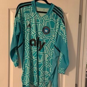 Adidas Authentic Charlotte FC Mint goalie kit